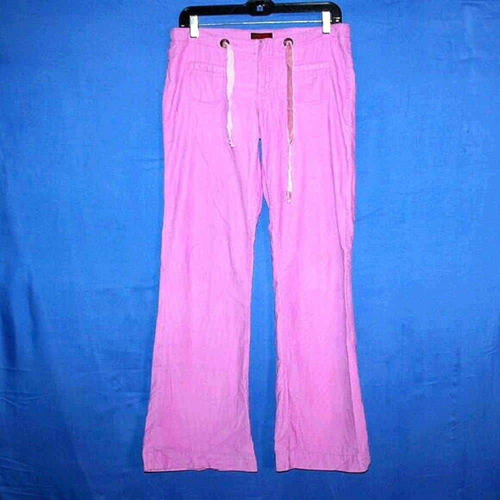 Blue Asphalt Purple Corduroy Drawstring Pants